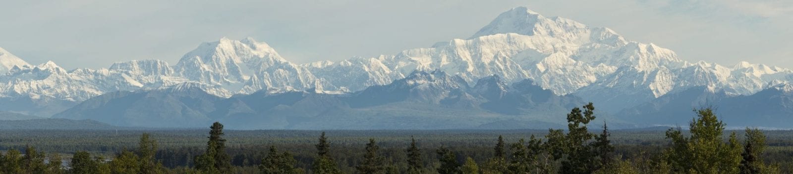 Alaska mountain range landscape