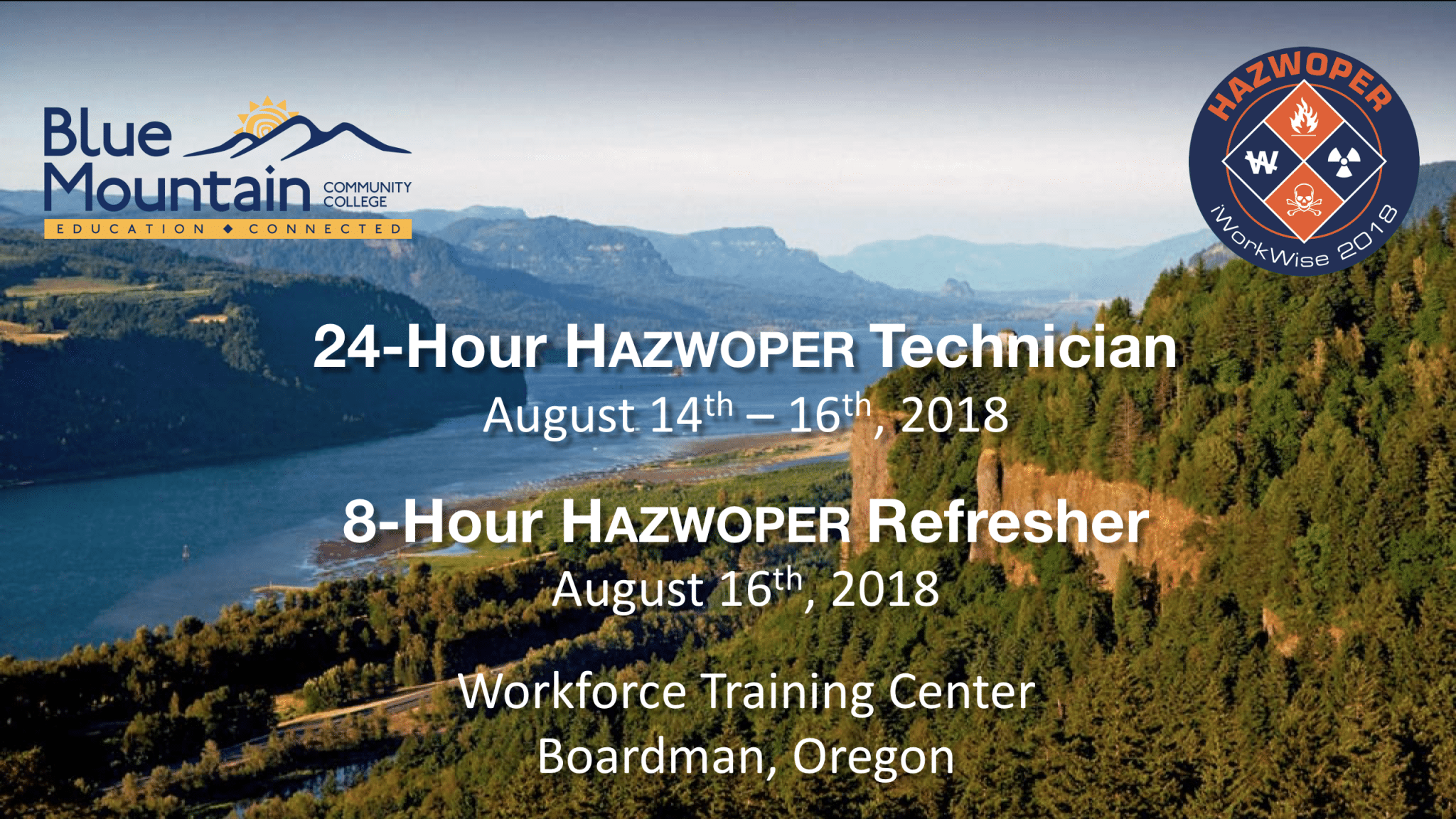 24 hour HAZPOWER technician and 8 hour HAZPOWER Refresher training